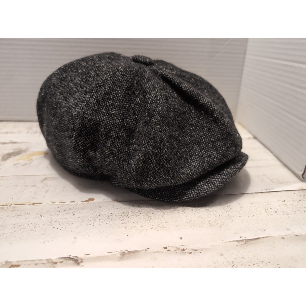Peaky Hat Tommy's OG. Gray Newsboy Cap Size Medium Wool